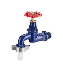 Robinet dublu-serviciu fonta, diametru interior 3/4 inch, diametru exterior 1 inch, alama
