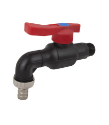 Robinet dublu serviciu PP, 3/4-1 inch, PN 16 bar