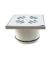 Inaltator inox pentru sifon, 145 mm, diametru 110 mm