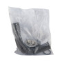 Sifon flexibil chiuveta cu ventil si dop, evacuare 40 mm, ventil 50 mm