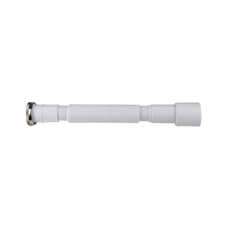 Sifon flexibil pentru chiuveta cu piulita, evacuare 50-40 mm, racord 1 1/2 inch