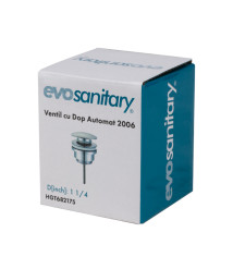 Ventil lavoar cu dop automat EvoSanitary, racord 1 1/4 inch