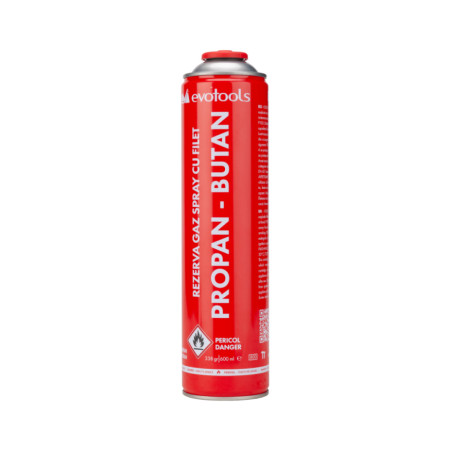 Cartus gaz spray cu filet 7/16 inch, 330 g