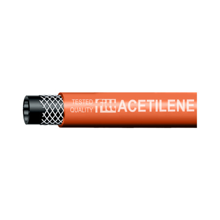 Furtun FITT pentru acetilena, 8x15 mm, rola 50 metri