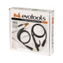 Set cabluri sudura EvoTools cu cleste electrod si masa, 10 mm2, 200 A