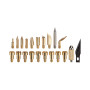 Set pirogravura EvoTools EPTO, 30 W, cu varfuri si accesorii