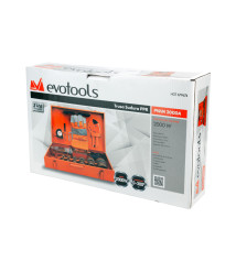 Trusa sudura tevi PPR EvoTools 2000A, 2000 W, 6 bacuri Trusa sudura tevi PPR EvoTools 2000A, 2000 W, 6 bacuri