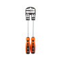 Set 2 surubelnite cu maner TPR portocaliu EvoTools, 150 mm