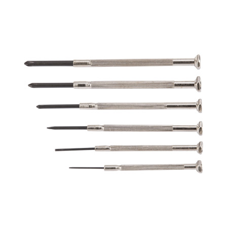Set 6 surubelnite de precizie pentru ceasornicarie, varfuri 1-1.8 mm