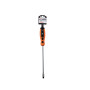 Surubelnita dreapta cu maner TPR portocaliu EvoTools, 8x200 mm