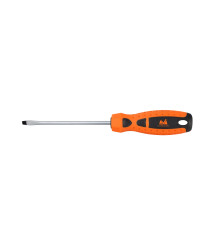 Surubelnita dreapta cu maner TPR portocaliu EvoTools, 8x200 mm