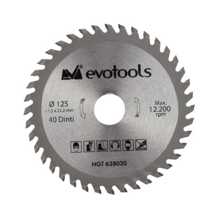 Panza circulara vidia pentru lemn EvoTools, 200x1.6x16 mm, 56 dinti