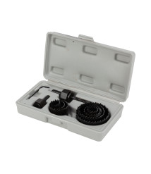 Set 11 piese freze pentru decupat EvoTools, diametre 19-64 mm