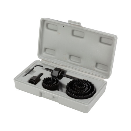 Set 11 piese freze pentru decupat EvoTools, diametre 19-64 mm