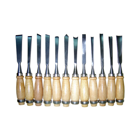 Set 12 dalti pentru sculptura in lemn EvoTools