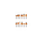 Set 12 freze pentru lemn, diametru 6 mm, cutie lemn