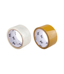 Banda adeziva pentru ambalare, 48 mm x 50 m, maro, set 6 role