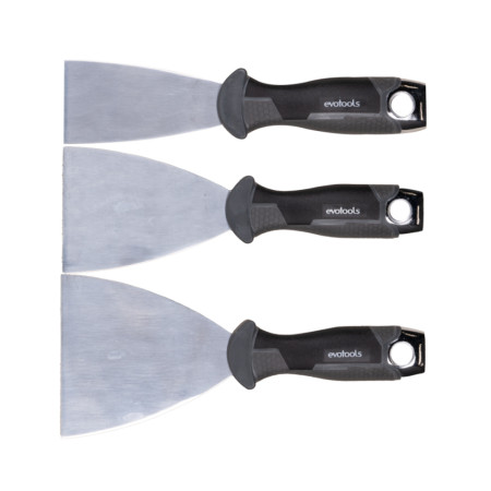 Set 3 spacluri inox cu batator EvoTools +Plus
