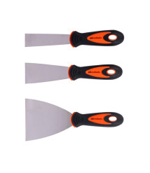 Set 3 spacluri inox maner PVC cu TPR EvoTools