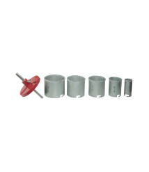 Set 5 freze cu carbura de tungsten EvoTools Professional, 33-53-67-73-83 mm