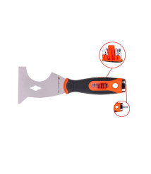 Spaclu inox multifunctional cu batator si Biti EvoTools +Plus, latime 75 mm