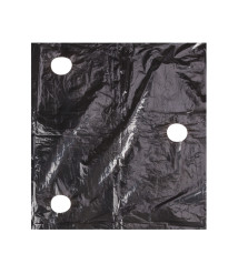Folie mulcire neagra perforata PE UV 2x50m 22,5 microni, tip salata EvoTools