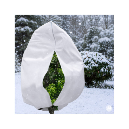 Husa protectie pentru plante din material netesut cu fermoar 1,8x2m (50 g/m²) EvoTools