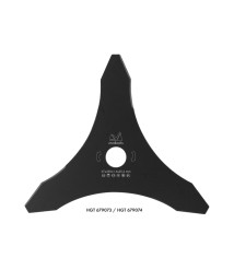 Cutit motocoasa 255mm, 3 dinti, grosime 3mm EvoTools
