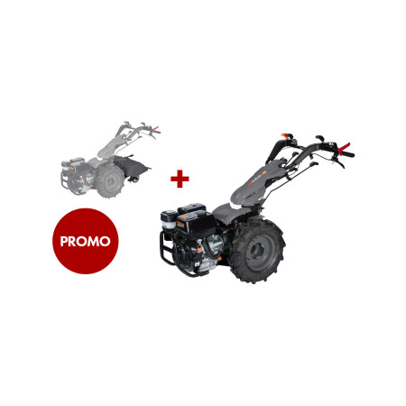 Pachet motocultor Loncin MT370 cu pornire electrica si freza EvoTools +Plus