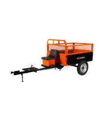 Remorca TTS500 pentru motocultor cu grilaj plasa EvoTools