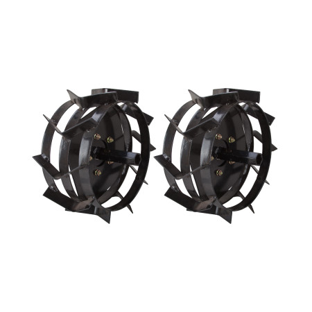 Roti metalice cu manicot pentru motosapa/motocultor 350mm, set 2 buc