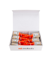 Cutie Pensule Maner din Plastic Orange (35 bucati) EvoTools