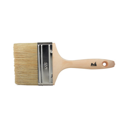 Pensula Maner Lemn si Fir Alb 100mm EvoTools