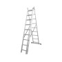 Scara Aluminiu EvoTools 9 trepte, 3 tronsoane, 590 cm