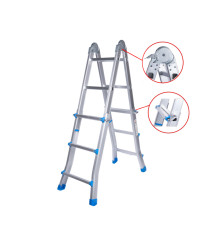Scara aluminiu modulara 2094, 4x3 trepte, Ht 286cm EvoTools