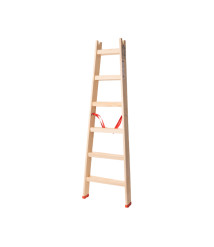 Scara lemn dubla 2092, 8 trepte, Ht 241cm EvoTools