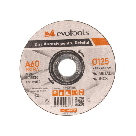 Disc abraziv de debitat EvoTools 230 x 2 x 22.2 mm, A46 Extra