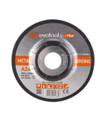 Disc abraziv de polizat EvoTools Plus, 125 x 6 x 22.2 mm, A24