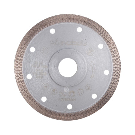 Disc diamantat ceramica EvoTools 115 mm, turbo-mesh, 1.5 mm