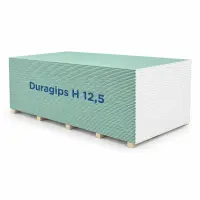 Placa gips-carton rezistenta la umiditate Duragips H, tip H3, 12.5 x 1200 x 2600 mm
