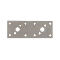 Eclisa perforata imbinare lemn 136 x 55 x 2 mm, EvoTools