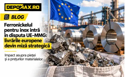 Ferronickel cu emisii reduse și bobine de oțel inoxidabil într-o unitate industrială europeană