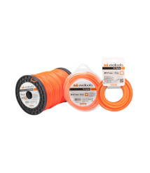 Fir motocoasa nylon patrat 2.7 mm x 15 m, EvoTools