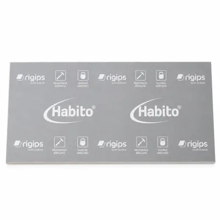 Placa gips-carton Rigips Habito, tip DFRI, 12.5 x 1200 x 2600 mm
