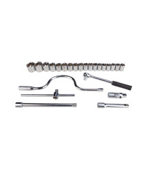 Chei Tubulare cu Accesorii (24 bucati), 10-32 mm