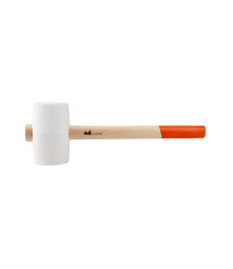 Ciocan cauciuc alb coada lemn, 0.2 kg