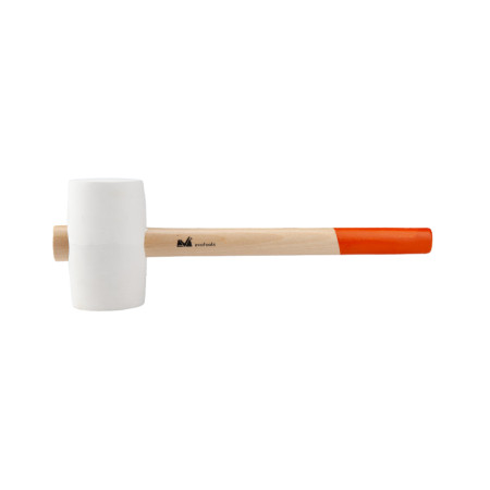Ciocan cauciuc alb coada lemn, 0.2 kg