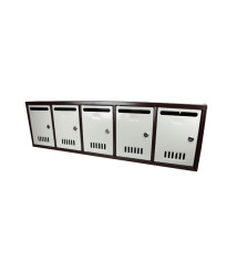 Modul 5 cutii postale Evotools, 910 x 260 x 76 mm