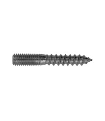 Prezon cu filet metric si pentru lemn Evotools, M8 x 50 mm, set 100 buc