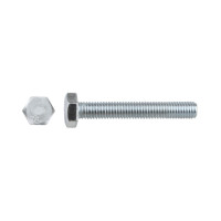 Surub cap hexagonal DIN 933 clasa 4.8 Evotools, M14 x 100 mm, set 10 buc